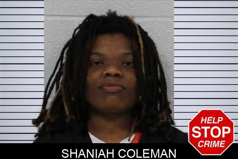 Shaniah Coleman mugshot