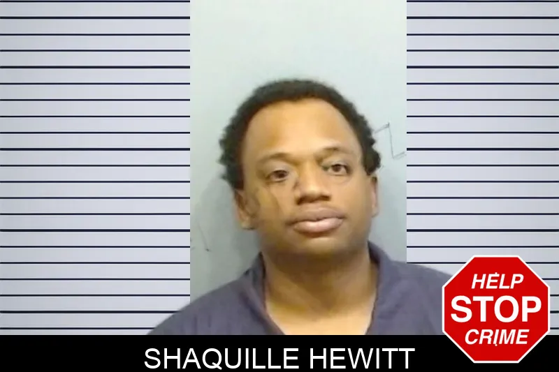 Shaquille Hewitt mugshot