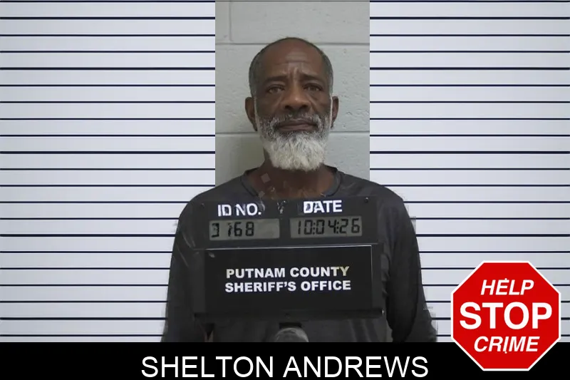 Shelton Andrews mugshot – Putnam County , Georgia Shelton Andrews mugshot
