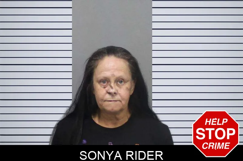 Sonya Rider mugshot