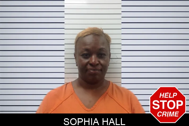 Sophia Hall mugshot
