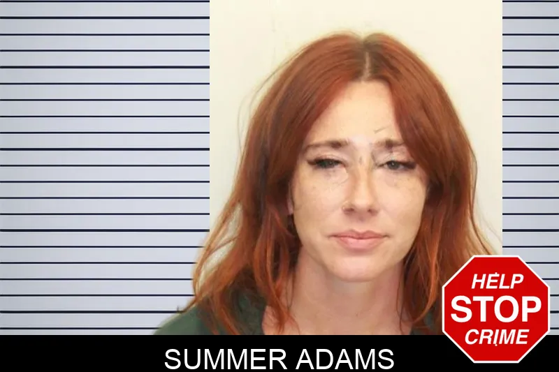Summer Adams mugshot