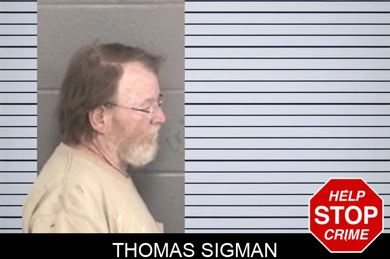 Thomas Sigman mugshot