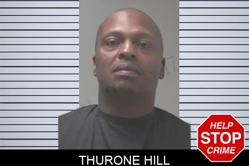 Thurone Hill mugshot – Coweta County , Georgia Thurone Hill mugshot