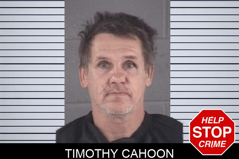 Timothy Cahoon mugshot