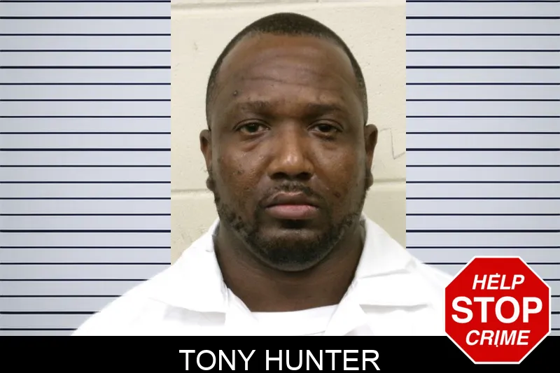 Tony Hunter mugshot