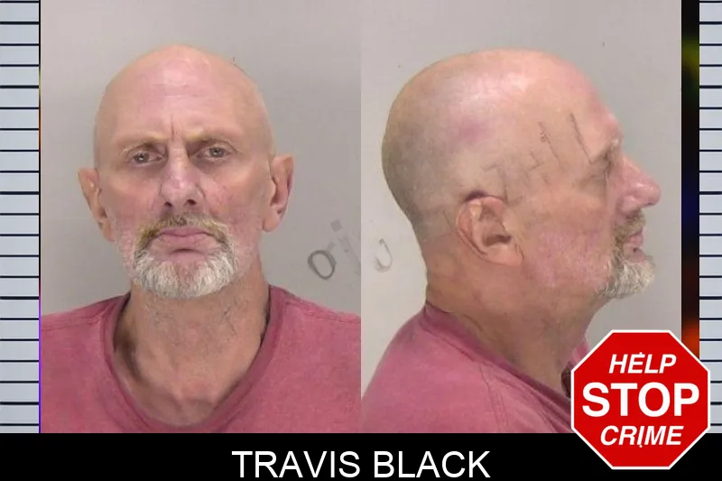 Travis Black mugshot