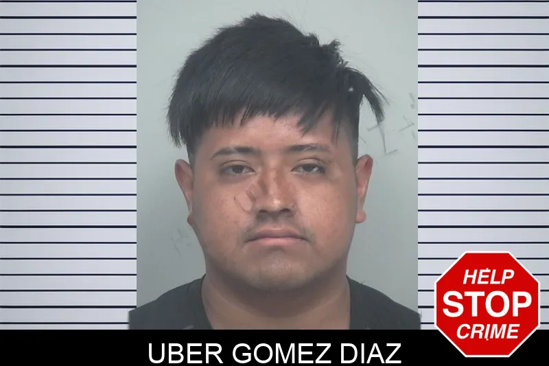 Uber Gomez Diaz mugshot – Gwinnett County , Georgia Uber Gomez Diaz mugshot