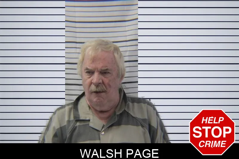 Walsh Page mugshot