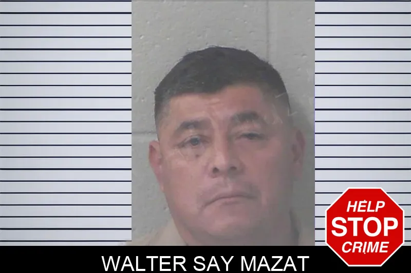 Walter Say Mazat mugshot