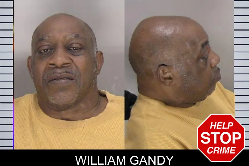 William Gandy mugshot