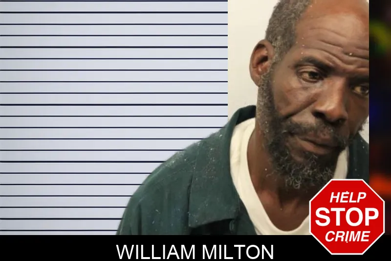 William Milton mugshot