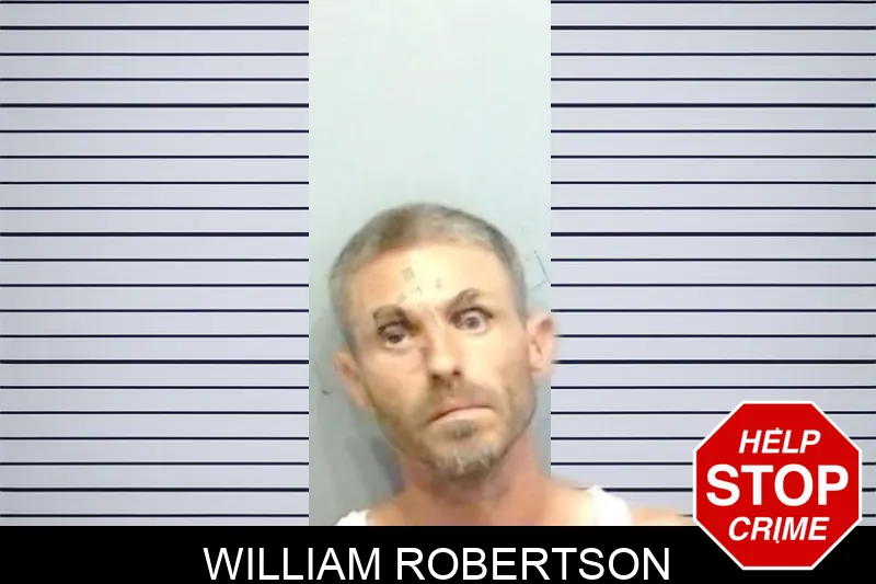 William Robertson mugshot