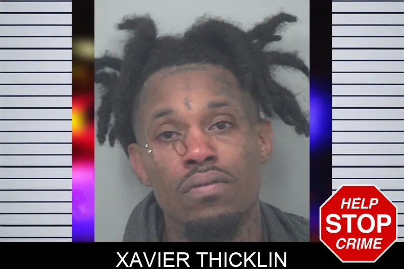Xavier Thicklin mugshot
