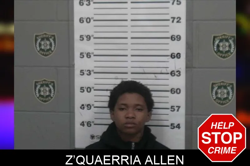 Z’Quaerria Allen mugshot