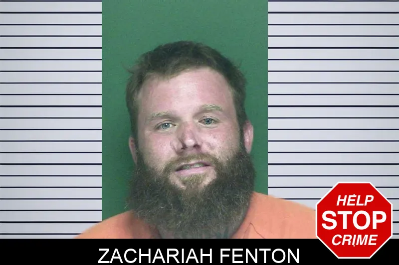 Zachariah Fenton mugshot