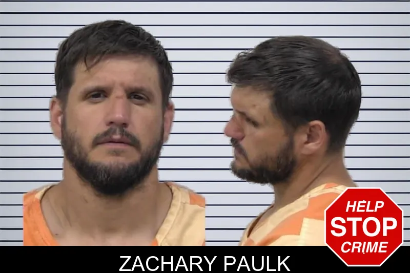 Zachary Paulk mugshot