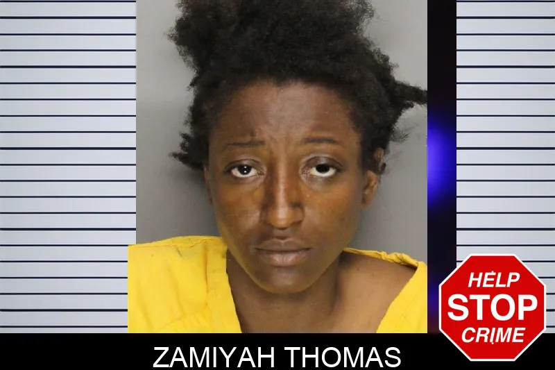 Zamiyah Thomas mugshot