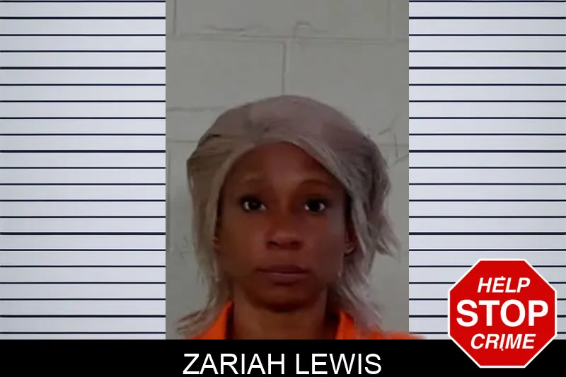 Zariah Lewis mugshot