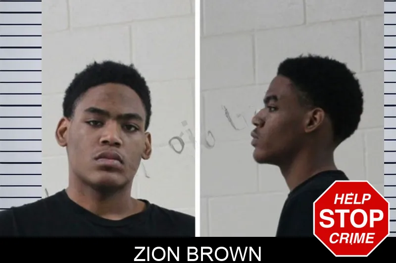 Zion Brown mugshot – Houston County , Georgia Zion Brown mugshot